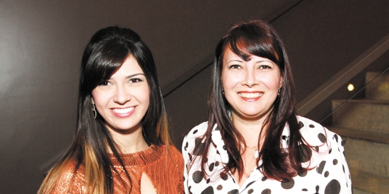Ana Laura Jacobini e Cristiane Garcia em coquetel